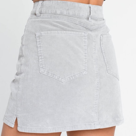 rsq cord mini skirt - Picture 3 of 5